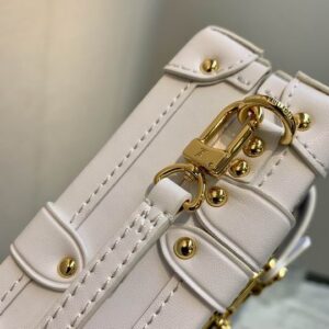 Louis Vuitton Petite Malle White Monogram Calfskin leather - LB100