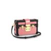 Petite Malle Rose Tourmaline Pink Brilliant Alligator leather - LB104