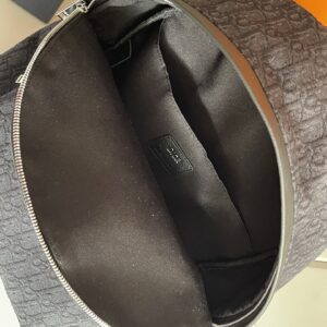 Rider Backpack Black Dior Oblique Jacquard - DB094