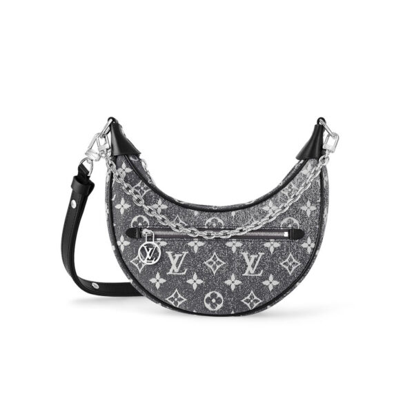 Louis Vuitton Loop Grey Monogram Denim - LB119