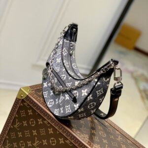 Louis Vuitton Loop Grey Monogram Denim - LB119