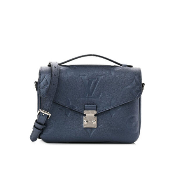 Metis Pochette Metallic Navy Nacre Monogram - LB138