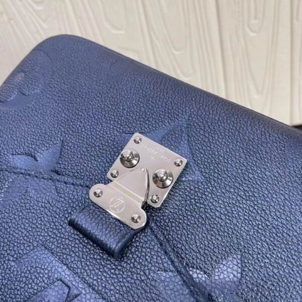 Metis Pochette Metallic Navy Nacre Monogram - LB138