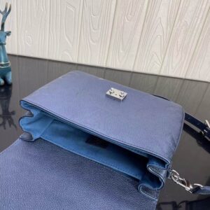 Metis Pochette Metallic Navy Nacre Monogram - LB138