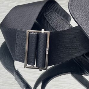 Saddle Pouch Black Dior Oblique Jacquard - DB098