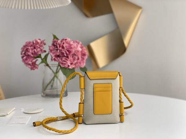 Chloé Key Phone Pouch in Yellow