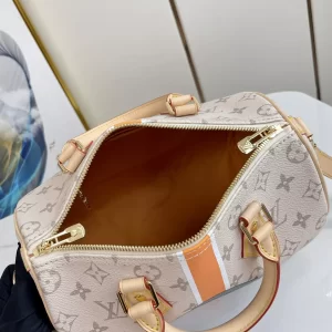 Louis Vuitton Speedy Bandouliere 25 Beige/Ocher in Monopaname Coated Canvas