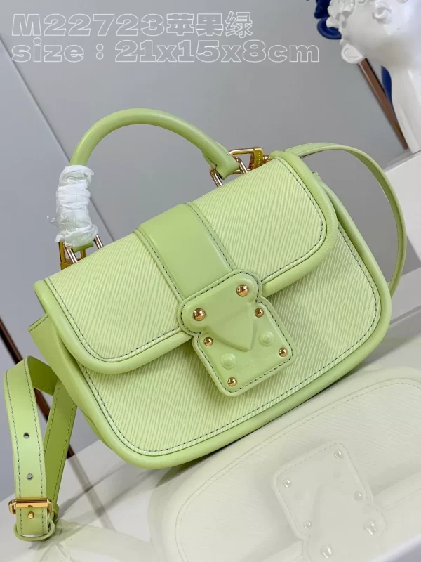 LV Hide and Seek Epi Green Handbag