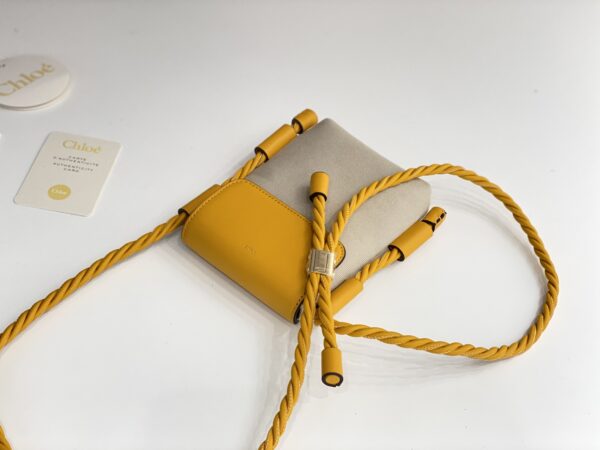 Chloé Key Phone Pouch in Yellow