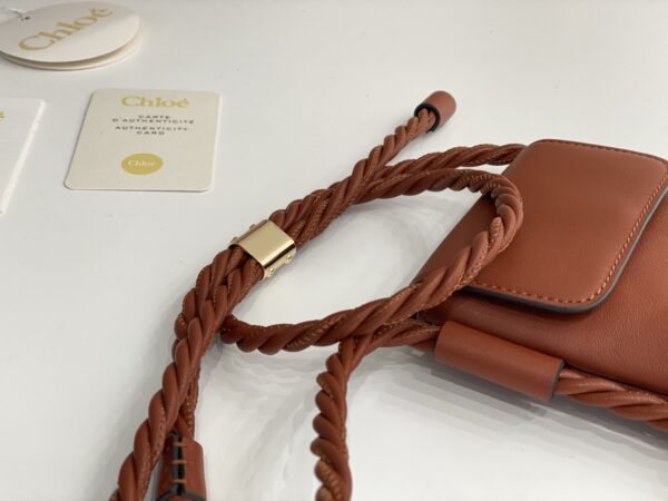 Chloé Key Phone Pouch in Brown