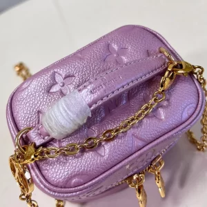 Micro Vanity Monogram Empreinte Lilac Bag