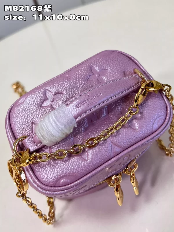 Micro Vanity Monogram Empreinte Lilac Bag