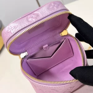 Micro Vanity Monogram Empreinte Lilac Bag