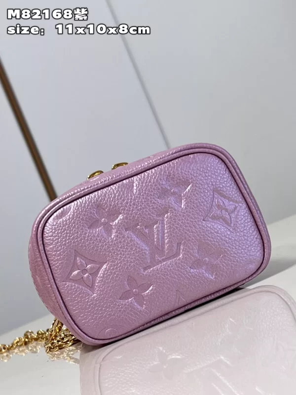 Micro Vanity Monogram Empreinte Lilac Bag