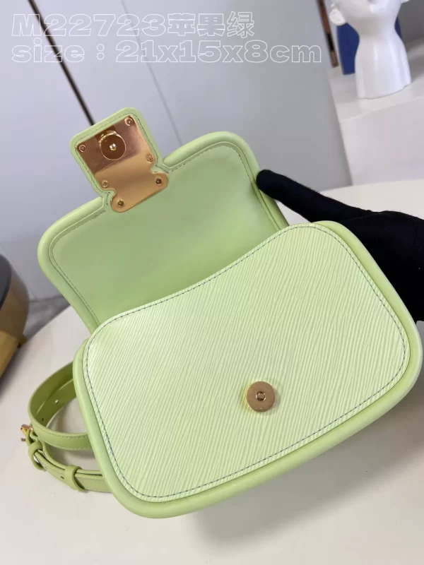 LV Hide and Seek Epi Green Handbag