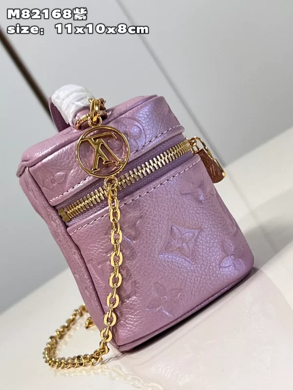 Micro Vanity Monogram Empreinte Lilac Bag