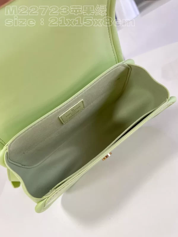 LV Hide and Seek Epi Green Handbag