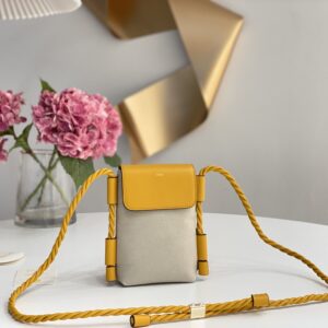 Chloé Key Phone Pouch in Yellow