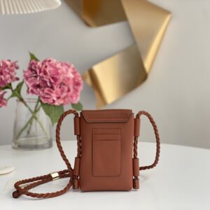 Chloé Key Phone Pouch in Brown