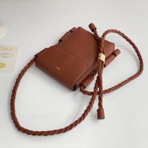 Chloé Key Phone Pouch in Brown