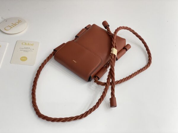 Chloé Key Phone Pouch in Brown