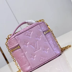 Micro Vanity Monogram Empreinte Lilac Bag