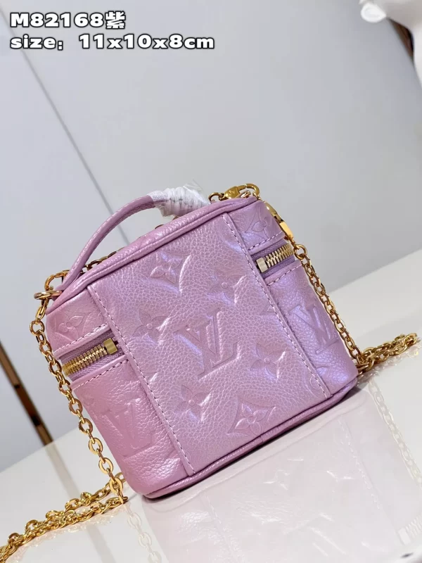 Micro Vanity Monogram Empreinte Lilac Bag