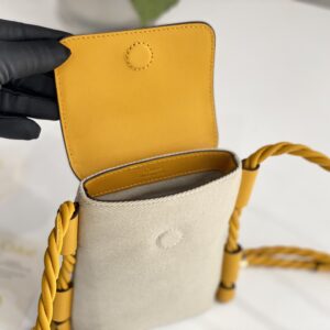 Chloé Key Phone Pouch in Yellow