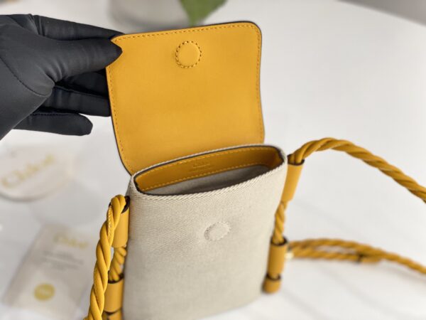 Chloé Key Phone Pouch in Yellow