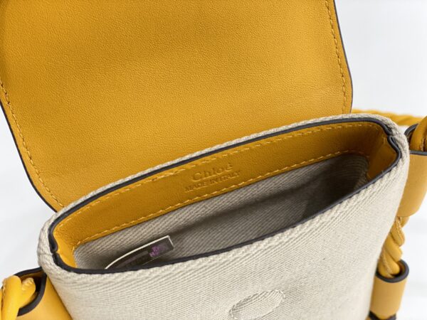 Chloé Key Phone Pouch in Yellow