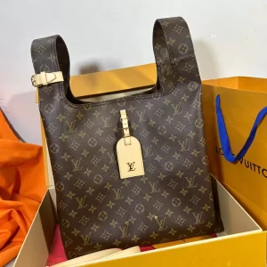 Louis Vuitton Atlantis GM in Coated Canvas with Gold-tone