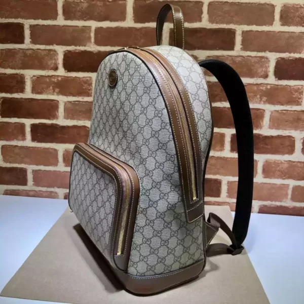 Backpack with Interlocking G in beige and ebony Supreme - GB248 