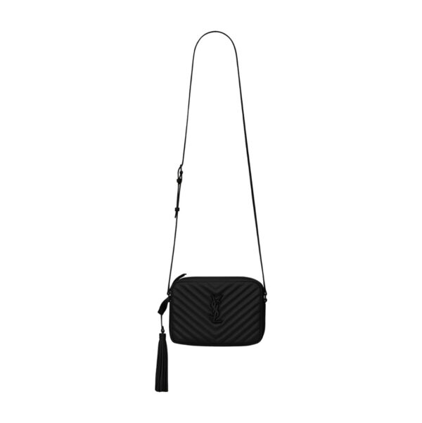 Lou in Quilted Leather Camera Bag - YB005