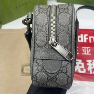 Ophidia GG pouch in grey and black Supreme - GB221