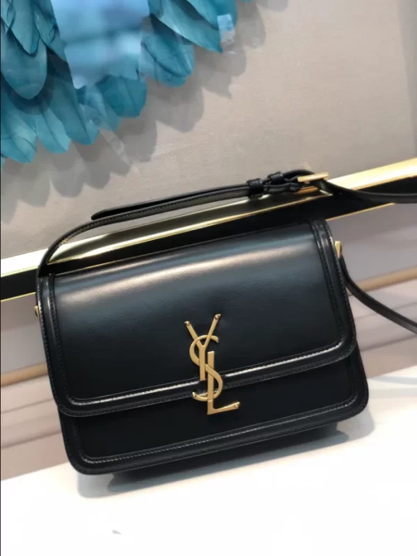 Solferino Medium Satchel in Box Saint Laurent - YB041