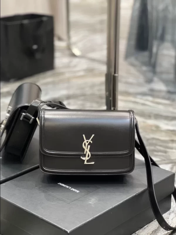 Solferino Medium Satchel in Box Saint Laurent - YB042