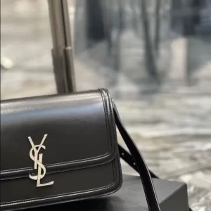 Solferino Medium Satchel in Box Saint Laurent - YB042