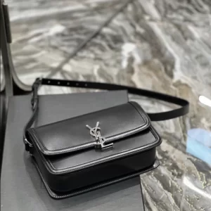 Solferino Medium Satchel in Box Saint Laurent - YB042