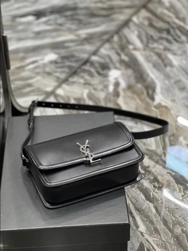 Solferino Medium Satchel in Box Saint Laurent - YB042