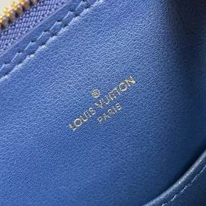 LV Quilted Alma BB Top-Handle Bag Bleu Marine