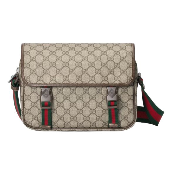 GG Messenger Bag in beige and ebony GG Supreme - GB217