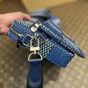 LV Monogram Eclipse Blue and Black 