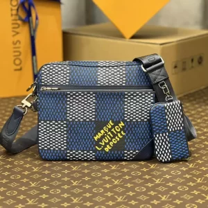 LV Monogram Eclipse Blue and Black 