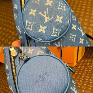 Louis Vuitton Duo Slingbag Taigarama Agave Blue