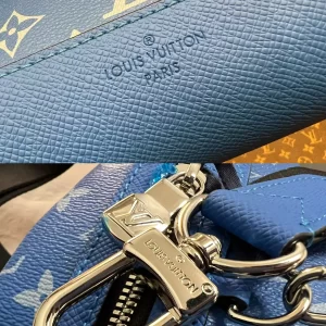 Louis Vuitton Duo Slingbag Taigarama Agave Blue