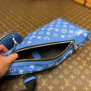 Louis Vuitton Duo Slingbag Taigarama Agave Blue