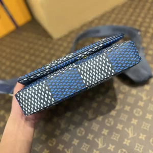 LV Monogram Eclipse Blue and Black 