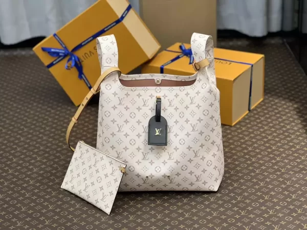 LV Atlantis GM Material Monogram Dune Canvas