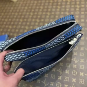 LV Monogram Eclipse Blue and Black 