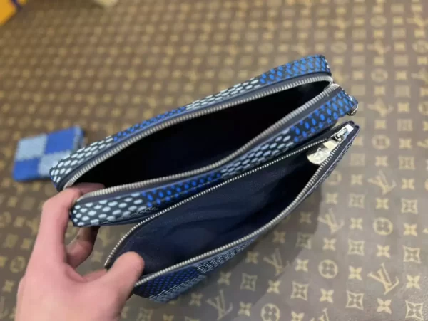 LV Monogram Eclipse Blue and Black 